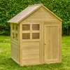 Kinderspielhaus BOUTON D'OR COTTAGE Braun Produktbild-Vorschau 4