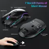2,4G Kabellose Tastaturmaus mit RGB-Hintergrundbeleuchtung Produktbild-Vorschau 4