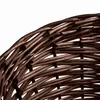 A close-up view of a woven basket, showing the texture and pattern of the material. Produktbild-Vorschau