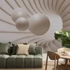 Vlies Fototapete - Balls in the Tunnel 200x140 cm 3D Produktbild-Vorschau 1