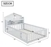 Flieks Kinderbett Hausbett 90x200cm mit Lattenrost, Produktbild-Vorschau 7