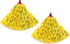 Two yellow mop heads with red tops are shown against a white background. Anteprima dell’immagine prodotto