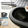 doporro Hänge-WC Spülrandlos Hänge-Toilette mit Tiefspüler Produktbild-Vorschau 5