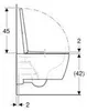 Geberit GE iCon Set Wand-WC mit WC-Sitz, Rimfree Podgląd zdjęcia produktu 13