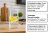 Wessper Glaskaraffe 3 L – hitzebeständiger Wasserkrug aus Produktbild-Vorschau 2