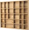 Woodweaver Holzregal | 28 Fächer | 45x40x3,5cm | Hellbraun Produktbild-Vorschau 3