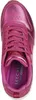 A top-down view of a pink Skechers sneaker. Voir les images du produit