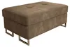 Masseno Polsterhocker BARLET Pouf Beige 100x60 cm Produktbild-Vorschau 2