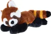 A plush toy red panda lying on a white background. Podgląd zdjęcia produktu
