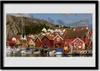 Bild 100x70 MDF-Rahmen Wandkunst Stadtlandschaft Produktbild-Vorschau 1