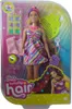 Mattel HCM89 Barbie Totally Hair Star s rovmi, fialovmi a Náhled obrázku produktu 1