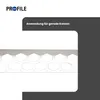 ProfileXXL PVC Abschlussprofil 2,5m x 40mm x 14mm , Produktbild-Vorschau 3