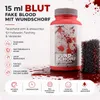 15 ml Blut - Fake Blood mit Wundschorf - täuschend echt & Produktbild-Vorschau 4