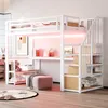 Lit superposé Merax, lit mezzanine 90 × 200 cm avec Voir les images du produit 1