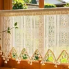 132*45cm Boho Zasłony Kuchenne Zasłony z Frędzlami Krótkie, Podgląd zdjęcia produktu 2
