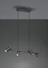 TRIO Trio Marley -riippuvalaisin 80 cm, 4-osainen, GU10, Anteprima dell’immagine prodotto 2