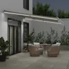 vidaXL Store manuel avec LED Anthracite & Blanc 500x300 cm Voir les images du produit 3