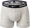 A pair of men's grey Nike boxer briefs shown front-on against a white background. Produktbild-Vorschau
