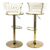 Hawthyhome Barhocker mit goldener Metallbasis(2er Set) Produktbild-Vorschau 7
