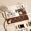 Planche manipulable, jouet sensoriel en bois, Voir les images du produit 4