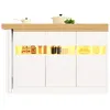 Uittrekbare bartafel met lederen bekleding, draaibare Productafbeelding-voorbeeld 9