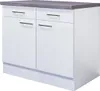 Küchenunterschrank - 100 cm breit - Weiß – Nawa Produktbild-Vorschau 1