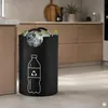 Skladací kôš na plastové fľaše, objem 115 litrov, s rúčkami Náhľad obrázku produktu 7