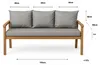 Tuinkussenset grijs – 170x60 + 3x60x50 cm Tuinkussens voor Productafbeelding-voorbeeld 3