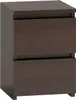 Kommode mit 2 Schubladen Nachttisch Sideboard Anrichte holz Produktbild-Vorschau 1