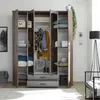 Kleiderschrank Drehtürenschrank Schrank Schlafzimmerschrank Produktbild-Vorschau 4