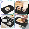 Podložka pod kávovar, černá, protiskluzová, savá, 30 x 50 Náhled obrázku produktu 5