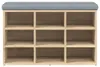 vidaXL Banc à chaussures chêne Sonoma 82x32x50 cm bois Voir les images du produit 4