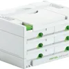 Festool SYS 3-SORT/6, Werkzeugkasten, Grün, Weiß, 295 mm, Produktbild-Vorschau 8