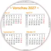 XL Wandkalender Wandplaner 2026 orange (gerollt) DIN A1 Produktbild-Vorschau 6