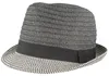 Knautschbarer Kinder-Sommerhut Trilby meliert von Hut Breiter in blau