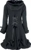 Poizen Industries Wintermantel Damen Alice Coat schwarz L Produktbild-Vorschau 2