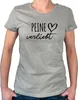 Huuraa Damen T-Shirt Peine verliebt XXL Sport Grey Bio Produktbild-Vorschau 1