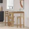 vidaXL Przyścienny stolik barowy Artisan dąb 102x45x103,5 Podgląd zdjęcia produktu 2