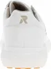 The back view of a white sneaker with a tan logo. Náhľad obrázku produktu