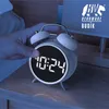 Digitální budík Bearware v retro designu s budíkem zvonkem, Náhled obrázku produktu 7