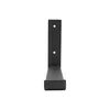A black metal shelf bracket is shown against a white background. Produktbild-Vorschau