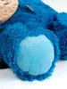 Close-up of a blue plush toy's foot. Produktbild-Vorschau