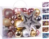 Brubaker 50-teiliges Set Weihnachtskugeln mit Baumspitze - Produktbild-Vorschau 8