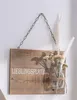 Schild "Lieblingsplatz" aus recyceltem Holz mit Glasvase, Produktbild-Vorschau 1