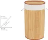 WENKO truhlica na bielizeň BAMBOO 55 L kôš zberný box veko Náhľad obrázku produktu 5
