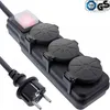 InLine 16493P, 5 m, Typ F, IP44, Schwarz, Kunststoff, 3 Produktbild-Vorschau 2