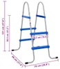 vidaXL Bazénový žebřík pro nadzemní bazény 84 cm z oceli a Náhled obrázku produktu 5