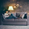 Lampa stojąca Relaxdays w stylu antycznym, abażur z Podgląd zdjęcia produktu 3