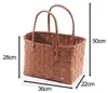 Nákupní košík Kobolo Bag Woven Plastic Shopper - TOFFEE XXL Náhled obrázku produktu 2