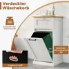 COSTWAY Mobile lavanderia con cesto portabiancheria, Anteprima dell’immagine prodotto 5